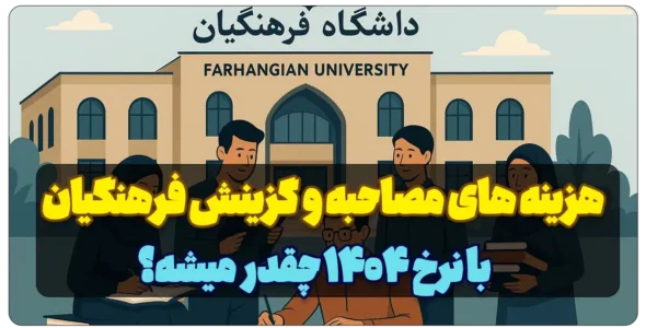 هزینه مصاحبه و گزینش دانشگاه فرهنگیان 1404